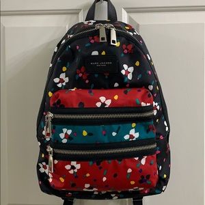 Marc Jacobs Biker Floral Print Bag Backpack